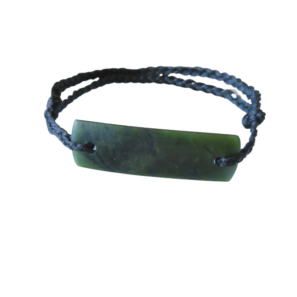 WS56 Pounamu NZ Greenstone Bracelet