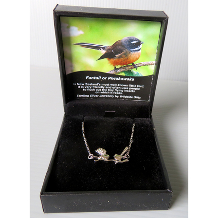 Sterling Silver Fantail Necklace