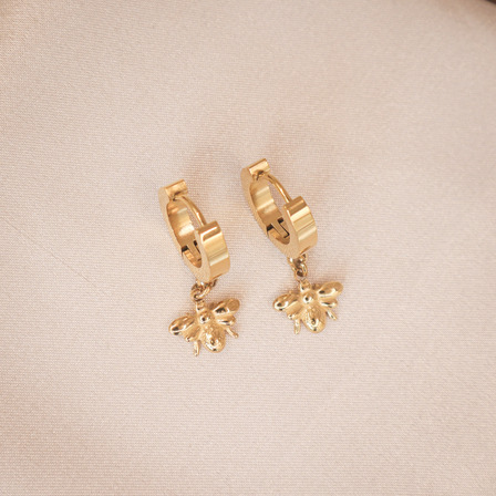 Gold-plated Bee Huggies
