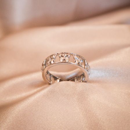 Sterling Silver Monarch Butterfly Ring